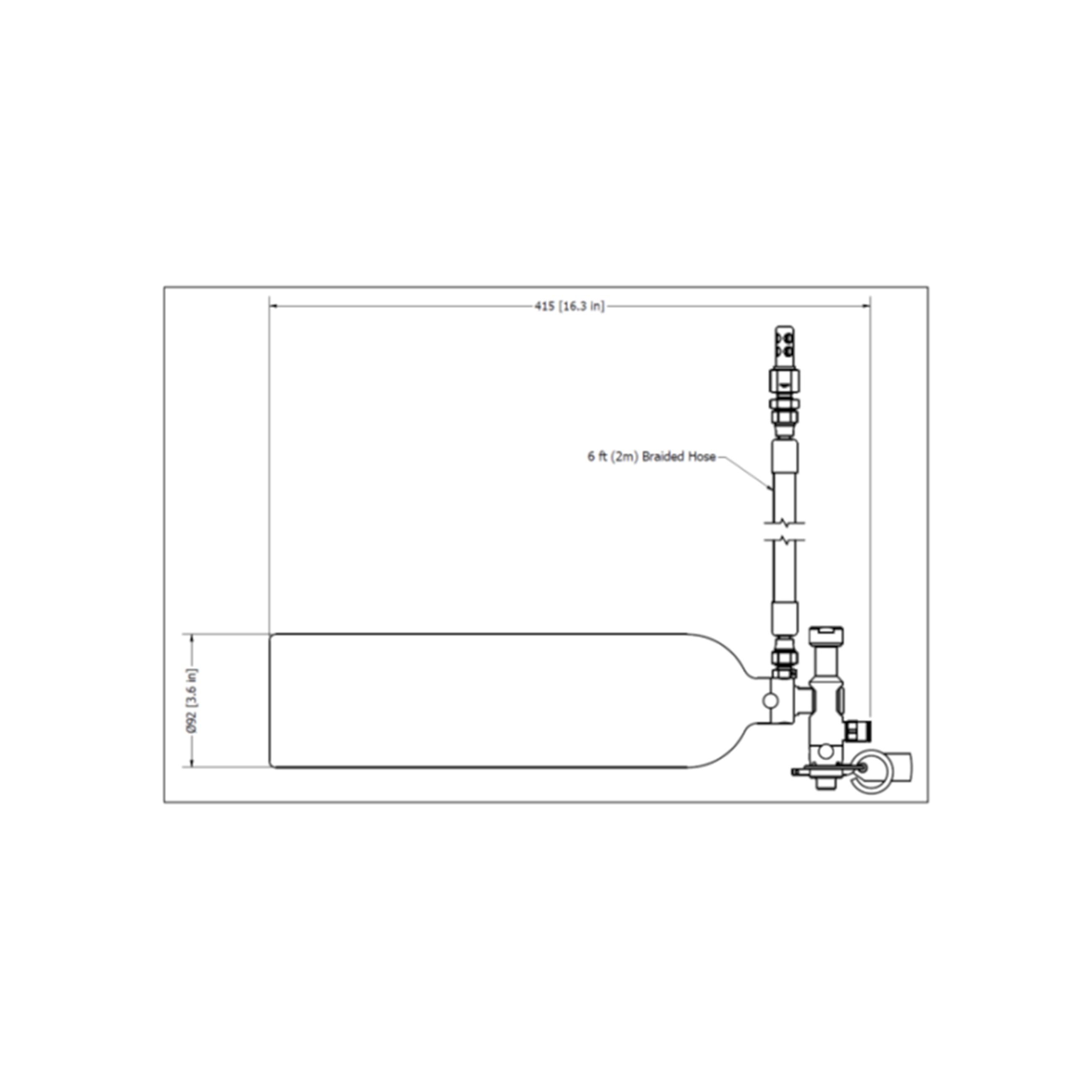 Lifeline 5LBS SFI 17.1 System with Mechanical Deployment & Single Auto Activation