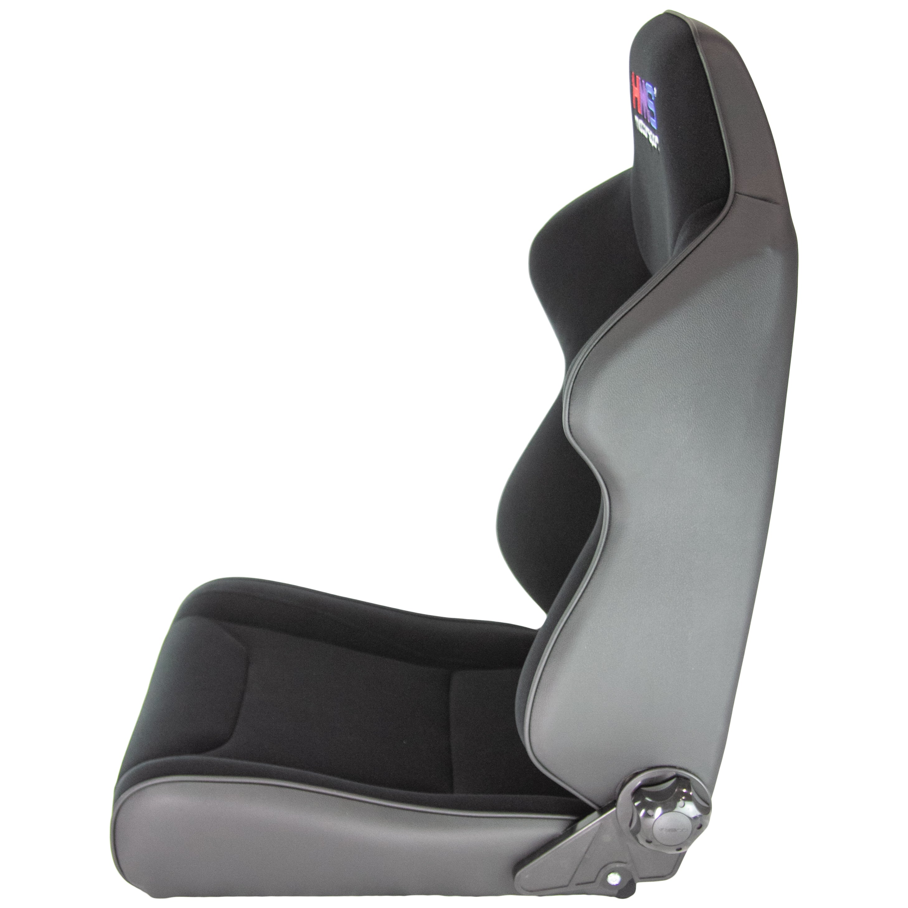 Cobra Daytona SIM Seat- HMS Exclusive- Black Nylon and Vinyl- Adjustable Backrest