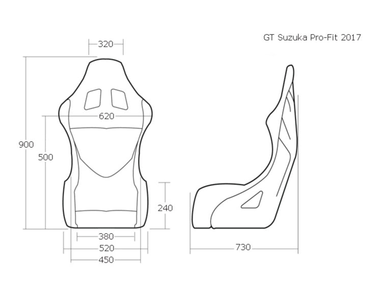 Cobra Suzuka Profit GRP- FIA 8855-1999- Pro-Fit- Black Spacer Fabric all over
