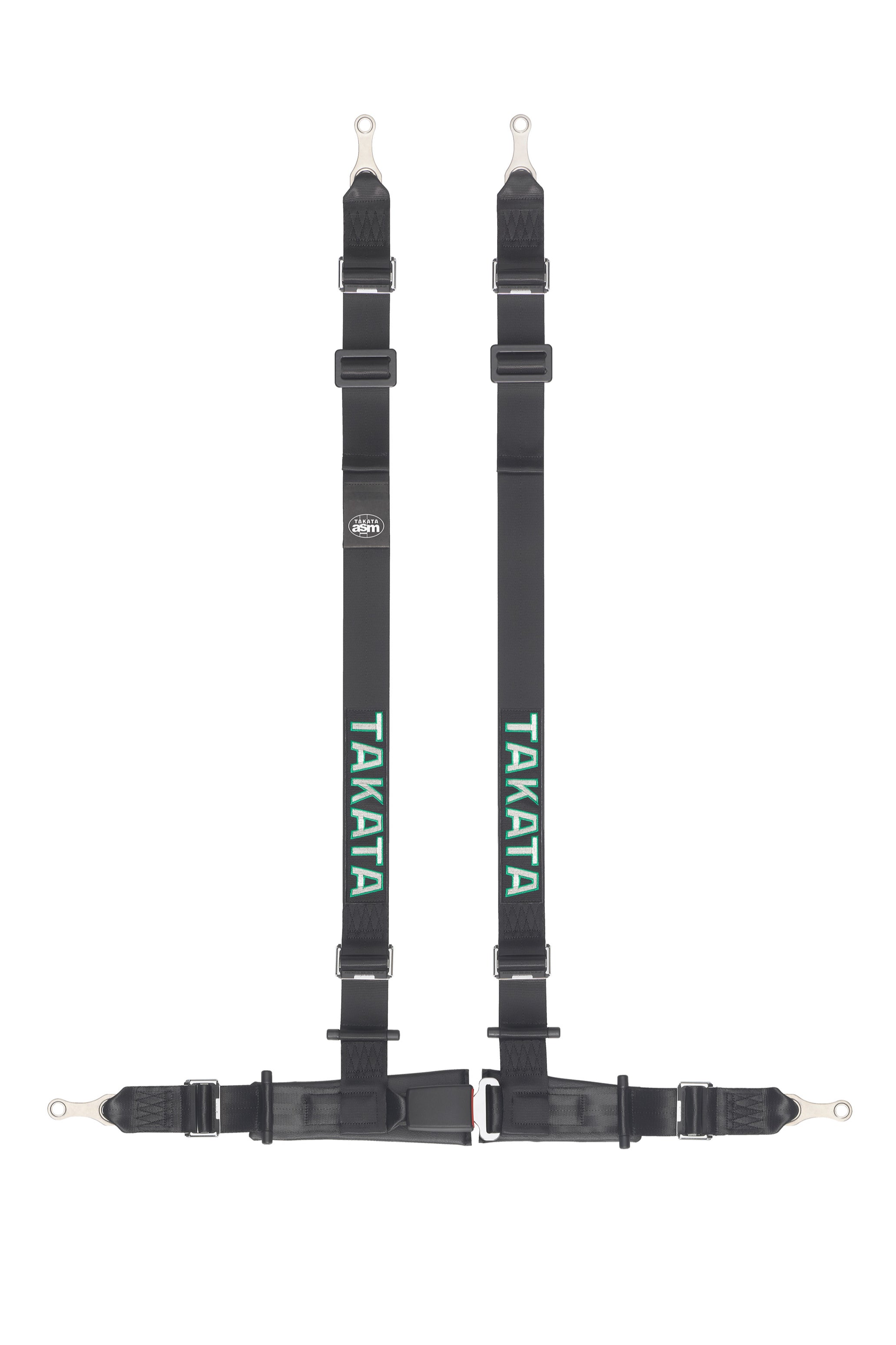 TAKATA Drift II ASM 2in Shoulder Belt-2in Lap Belt-Pull-Up Lap Adjuster- Bolt-on attachments