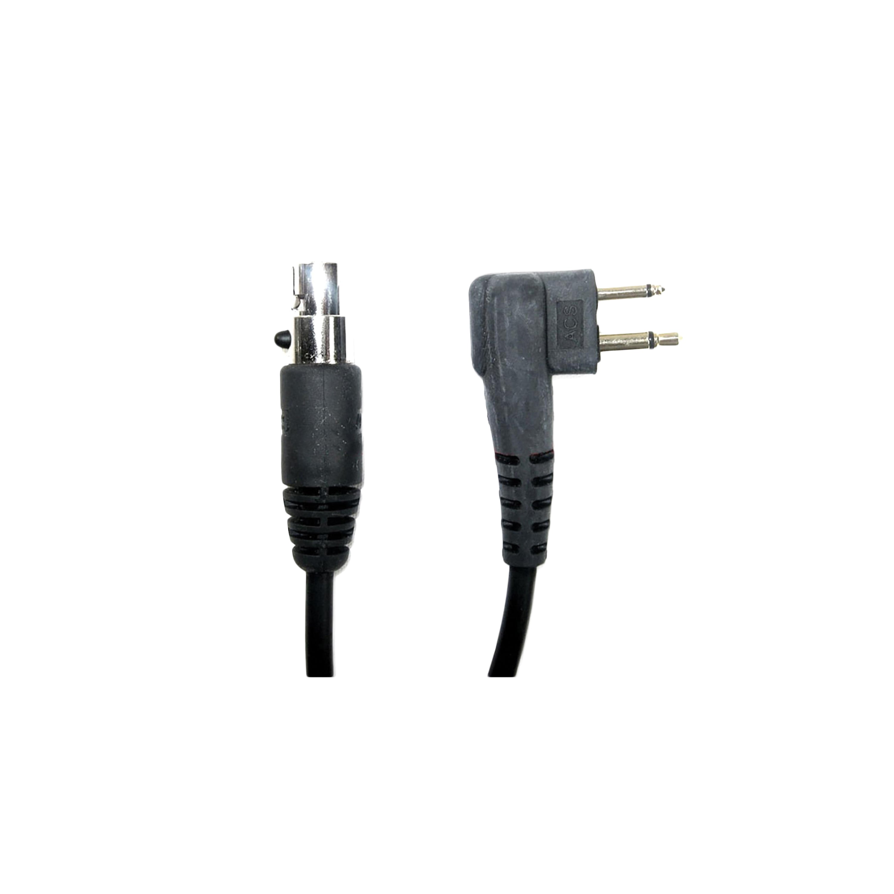 Headset Cable for Motorola Radios with M1 Connector - 2 Pin