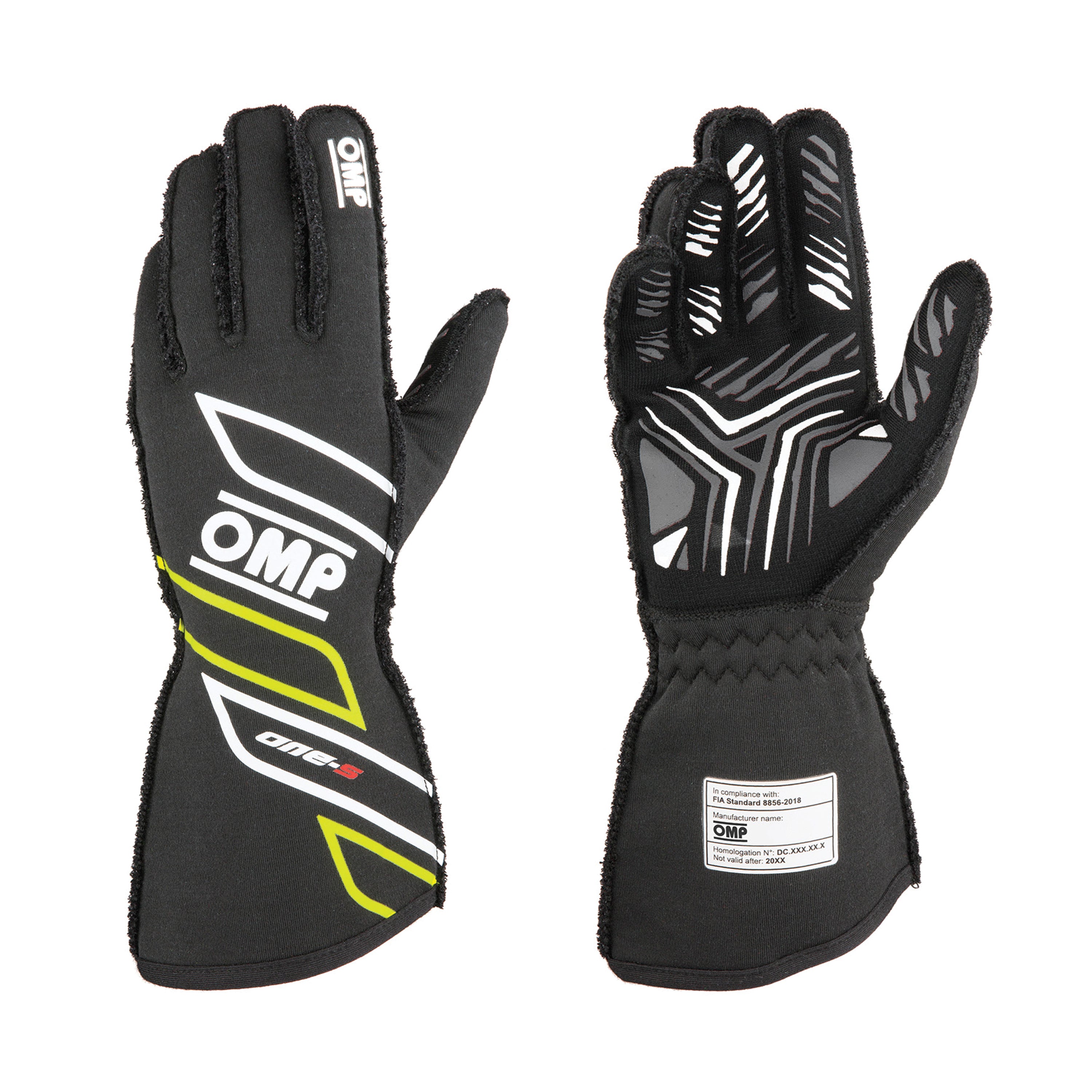 OMP One-S Glove my2025 External seams FIA 8856-2018