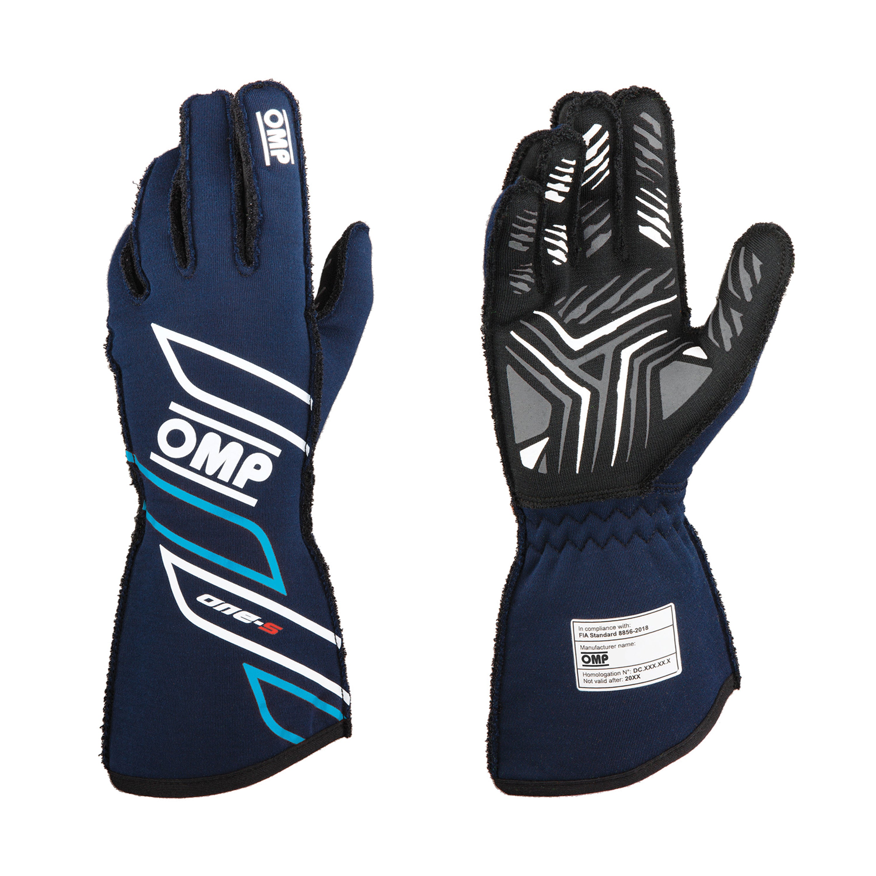 OMP One-S Glove my2025 External seams FIA 8856-2018