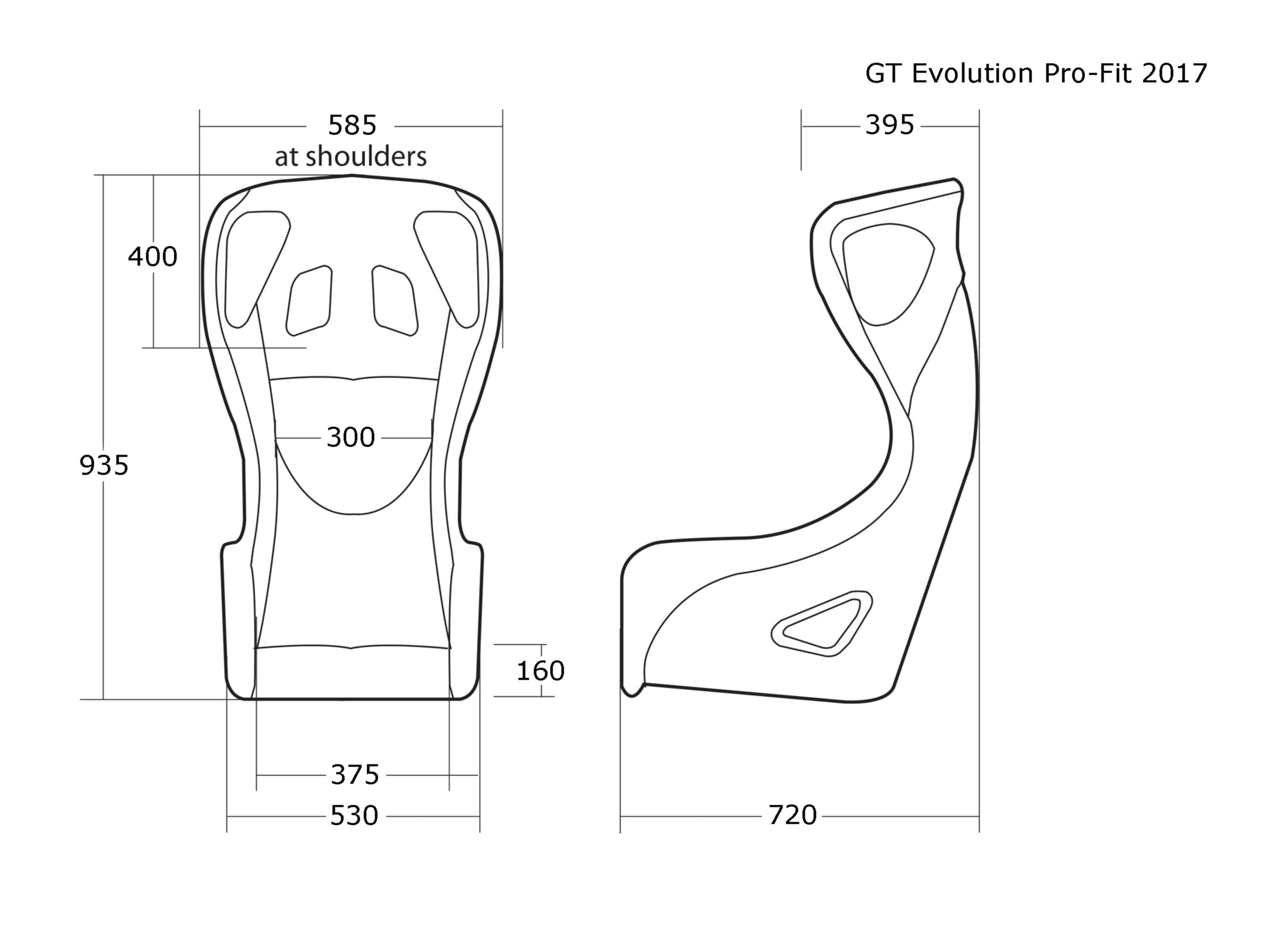 Cobra Evolution T GRP- FIA 8855-1999- Pro-Fit- Black Spacer Fabric all over