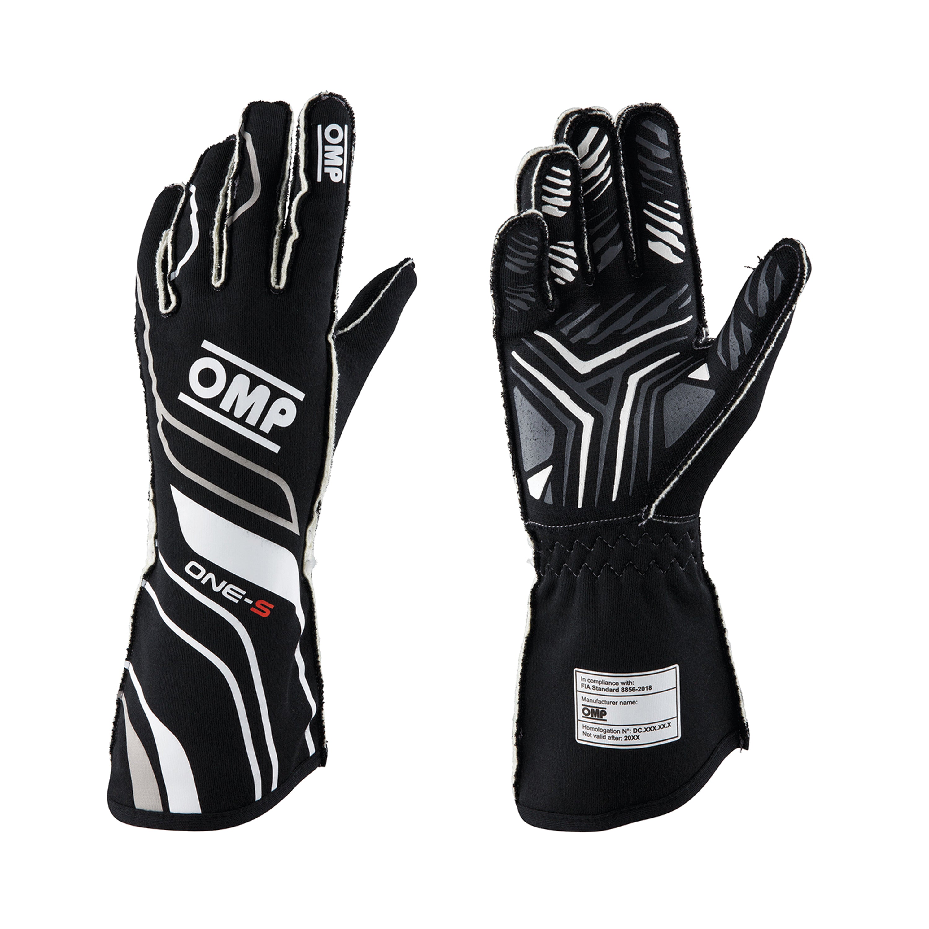 OMP One-S Glove my2020 External seams FIA 8856-2018