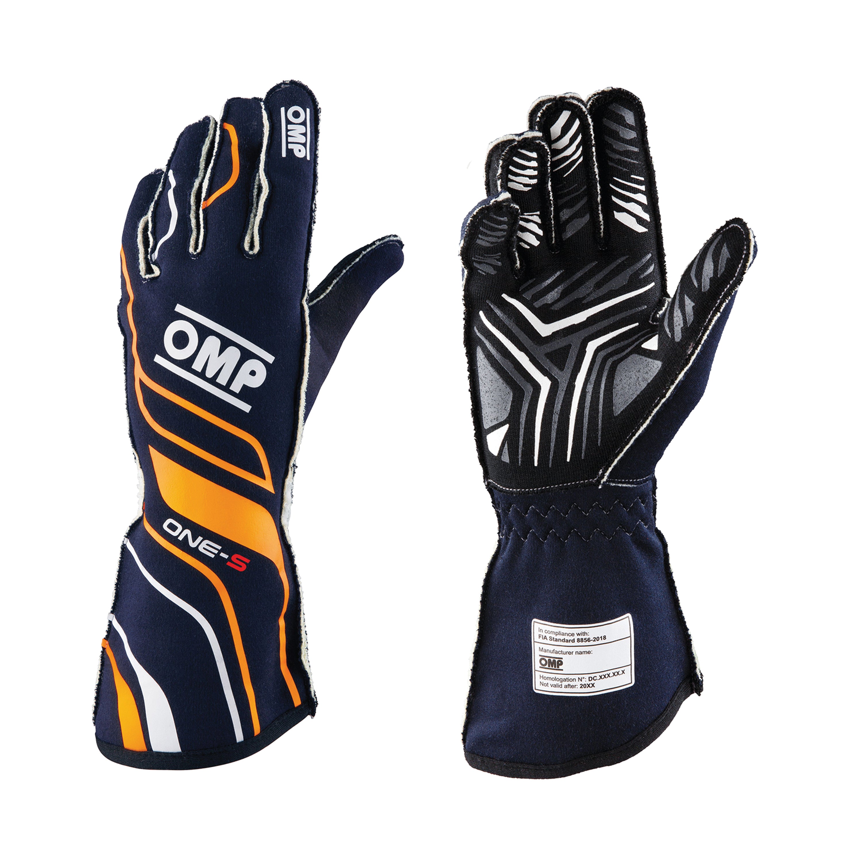 OMP One-S Glove my2020 External seams FIA 8856-2018