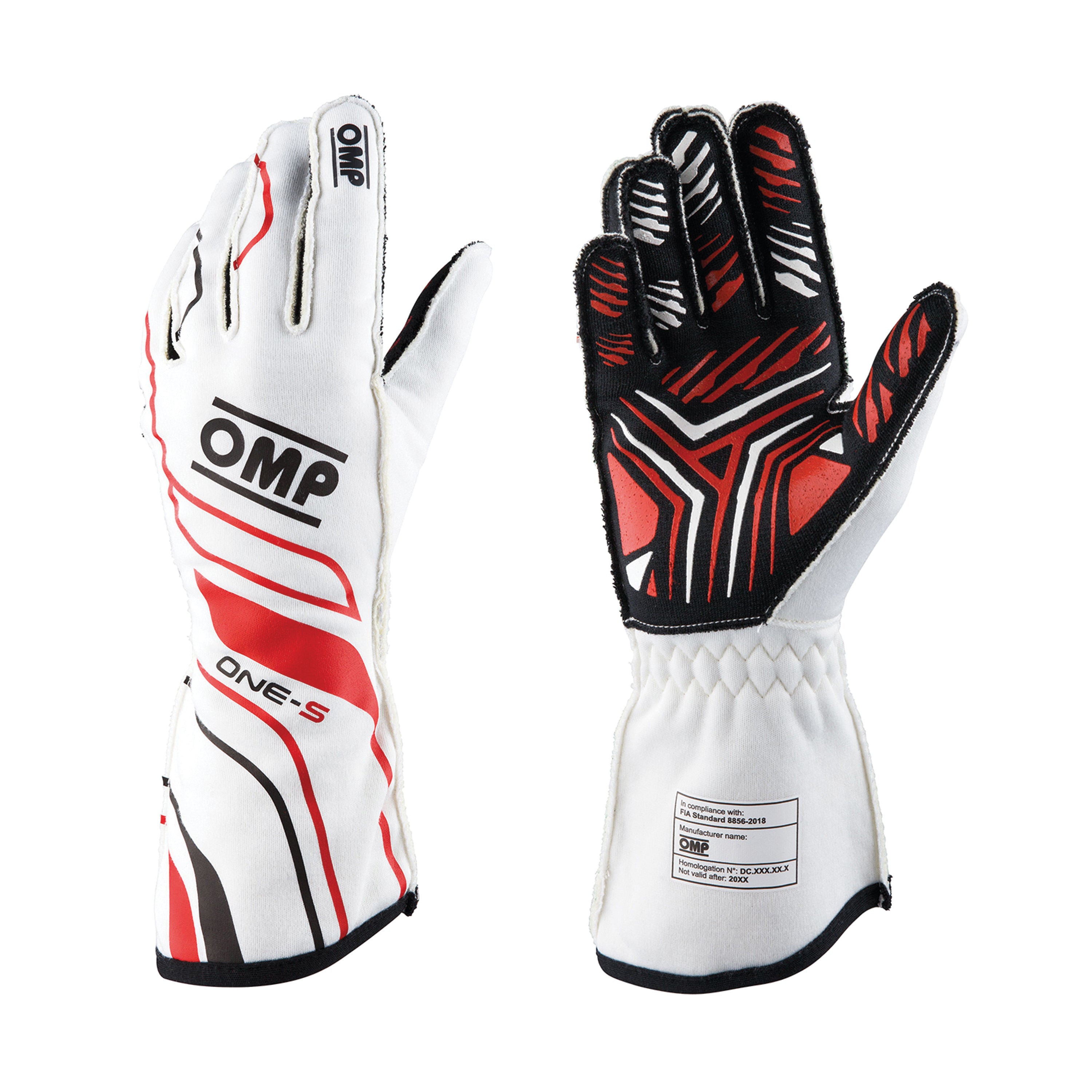 OMP One-S Glove my2020 External seams FIA 8856-2018