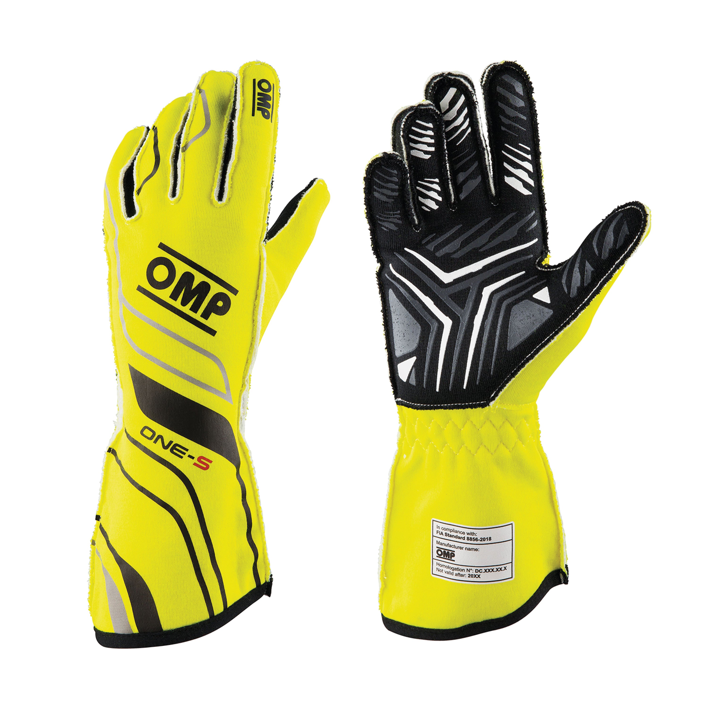 OMP One-S Glove my2020 External seams FIA 8856-2018