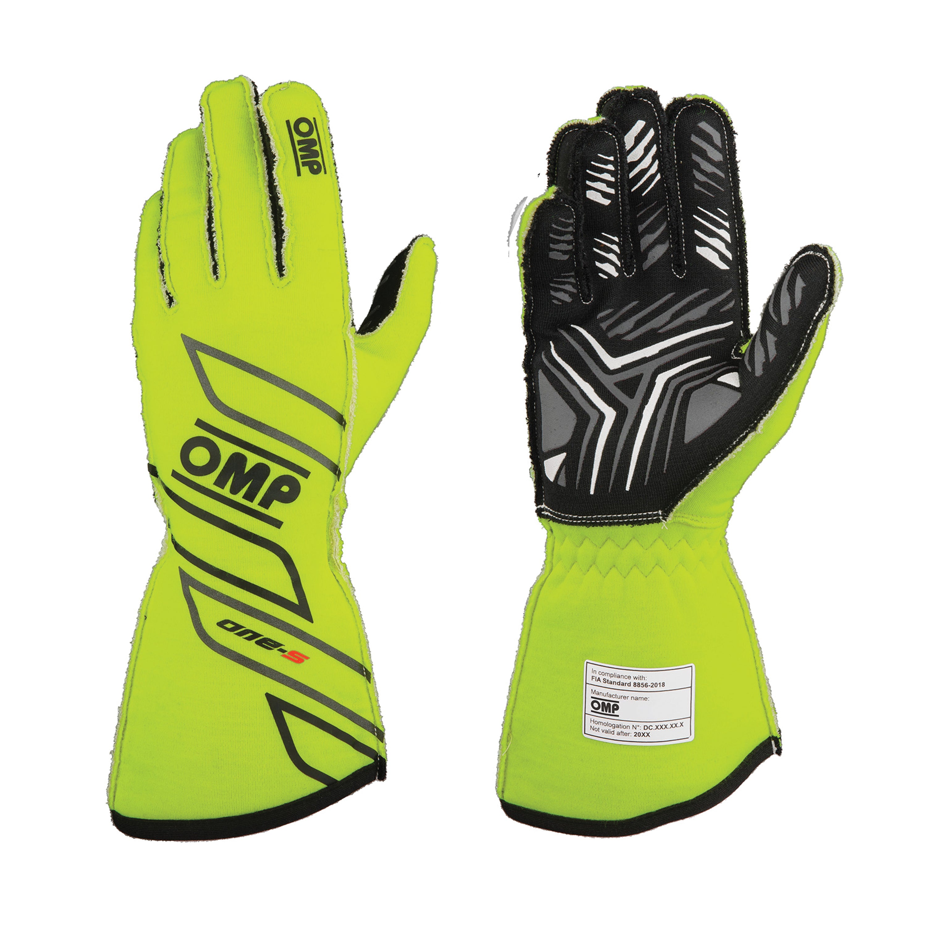 OMP One-S Glove my2025 External seams FIA 8856-2018